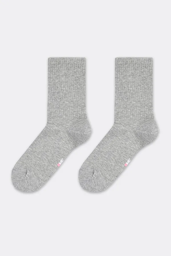 Носки женские MARK FORMELLE, серый меланж - фото 2