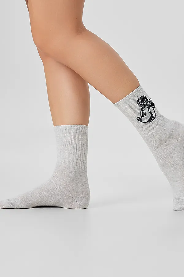 Носки женские MARK FORMELLE, св.серый меланж - фото 2