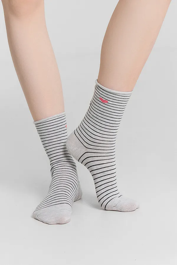 Носки женские MARK FORMELLE, св.серый меланж - фото 2
