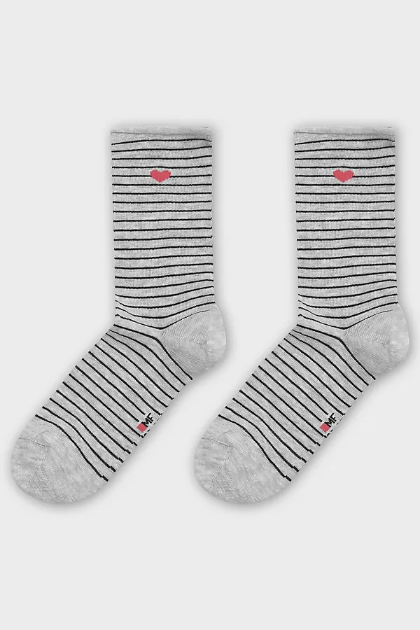 Носки женские MARK FORMELLE, св.серый меланж - фото 2