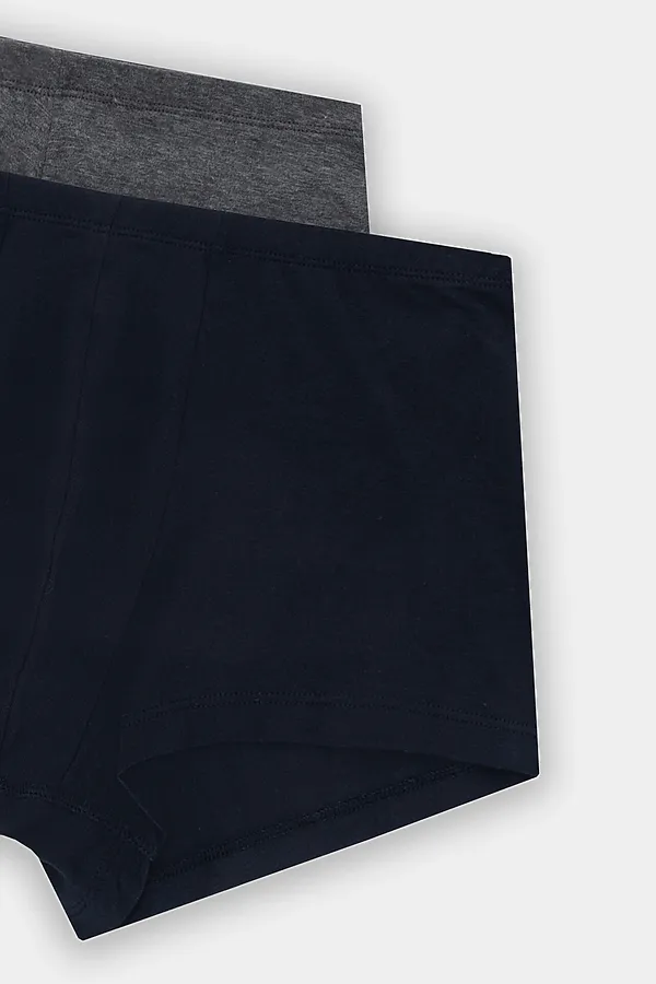 Трусы мужские (2шт) MARK FORMELLE, т.серый меланж 4348-f + т.синий - фото 2