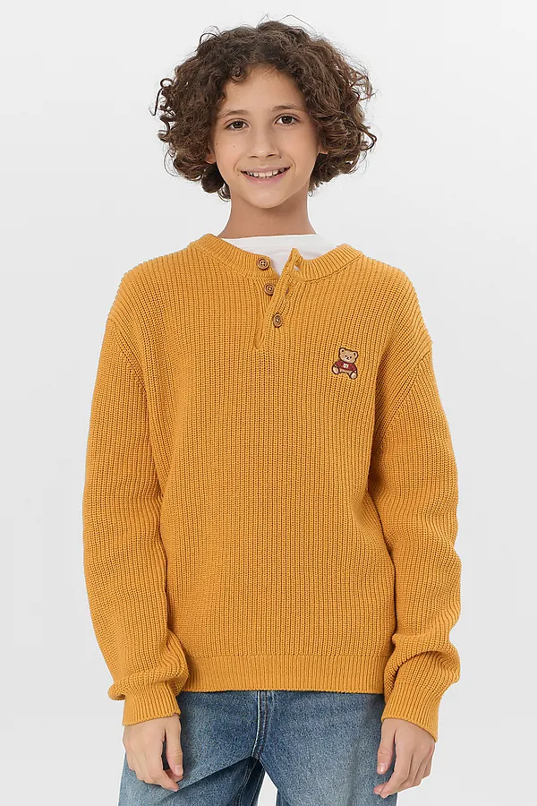 Джемпер для мальчиков MARK FORMELLE, охра - фото 2