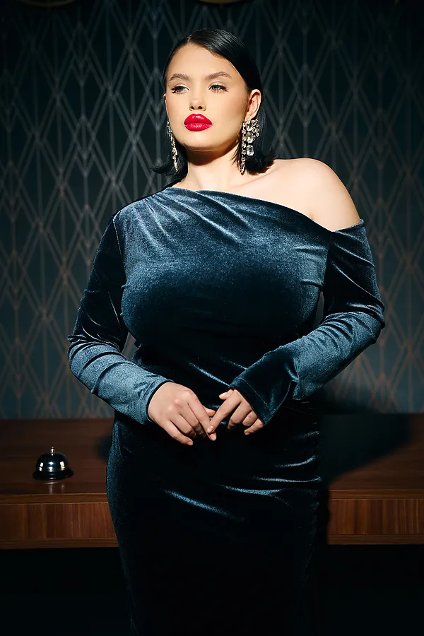 Платье женское MARK FORMELLE, черный - фото 2