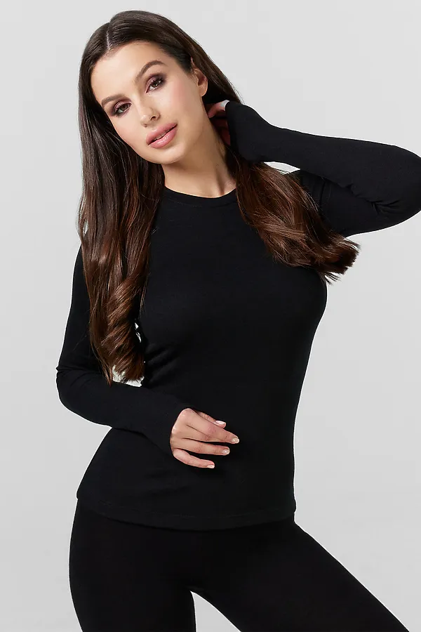 Фуфайка женская MARK FORMELLE, черный - фото 2