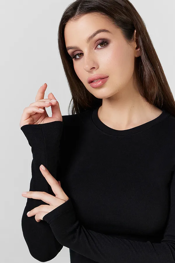 Фуфайка женская MARK FORMELLE, черный - фото 2