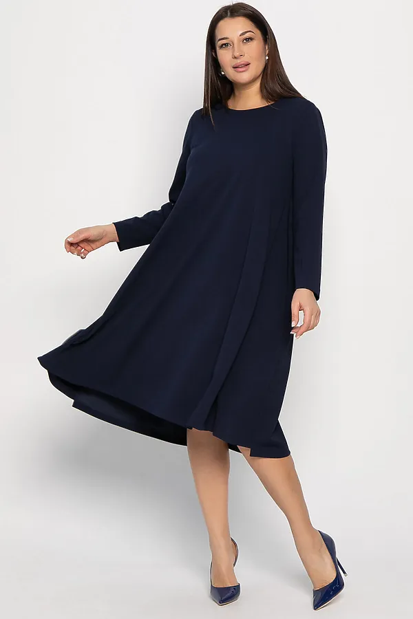 Платье Точка стиля LADY TAIGA, синее - фото 2