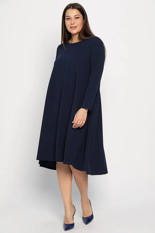 Платье Точка стиля LADY TAIGA, синее - фото 2