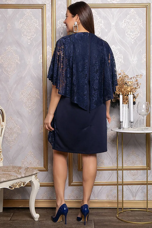 Платье вечернее Звезда LADY TAIGA, синее - фото 2