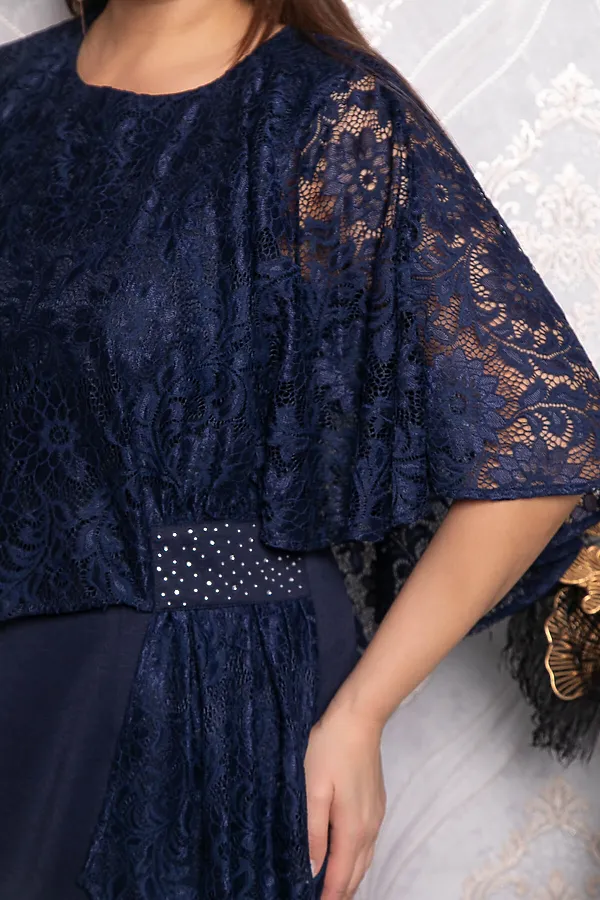 Платье вечернее Звезда LADY TAIGA, синее - фото 2