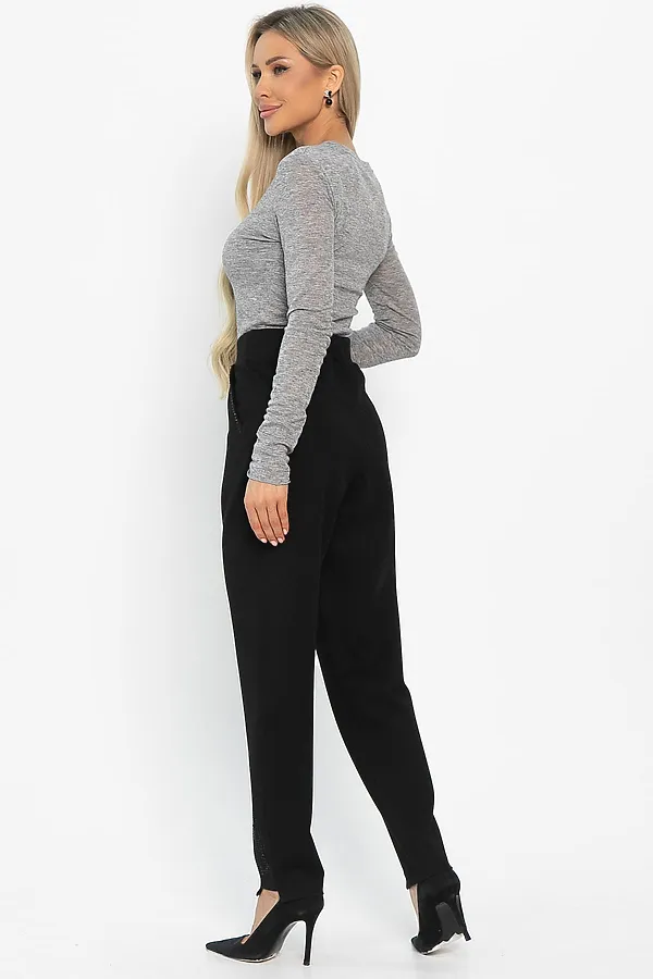 Брюки классические Берна LADY TAIGA, черные - фото 2