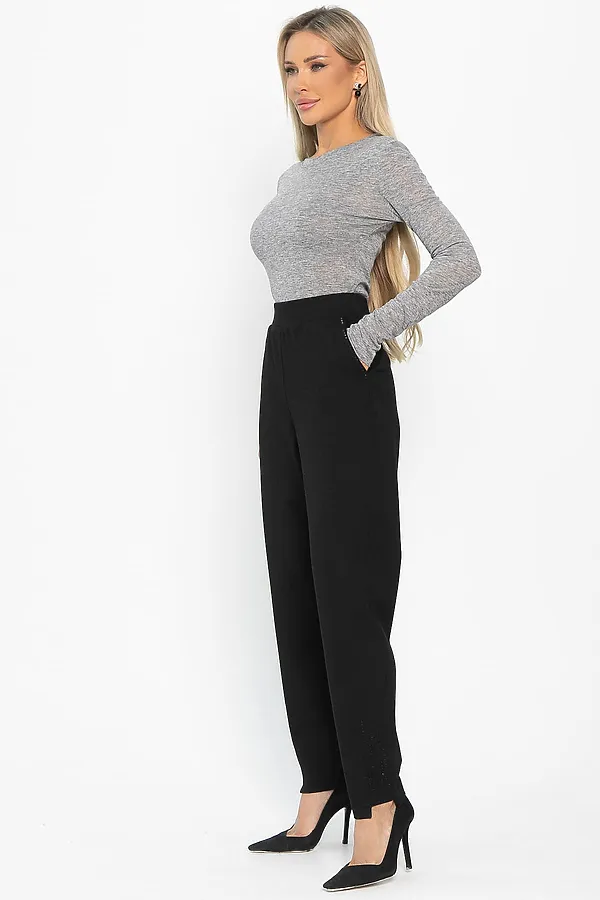 Брюки классические Берна LADY TAIGA, черные - фото 2