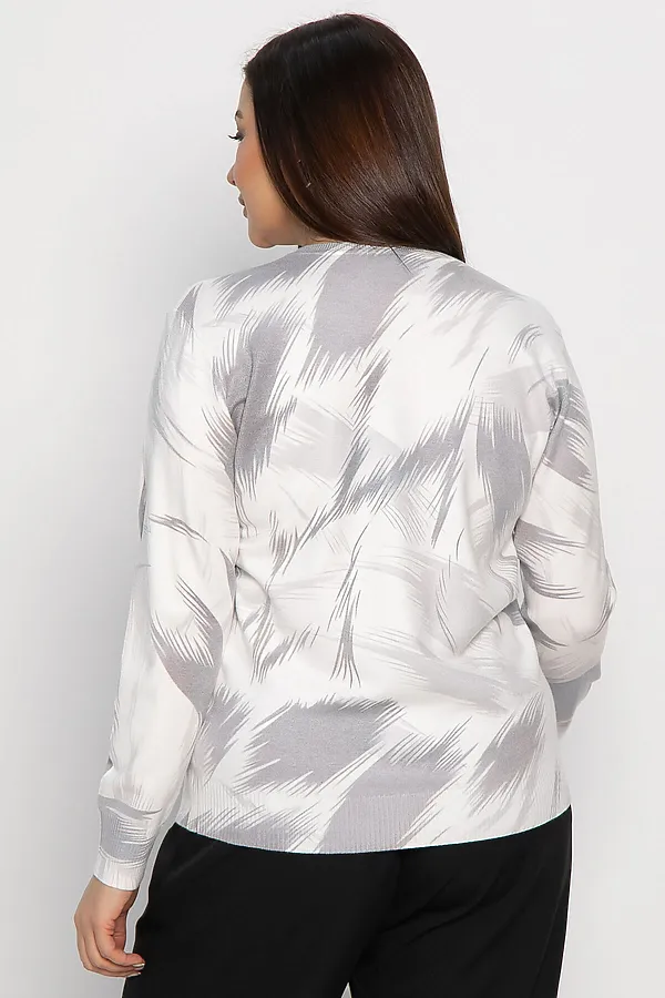 Лонгслив Акцент LADY TAIGA, серо-белый - фото 2