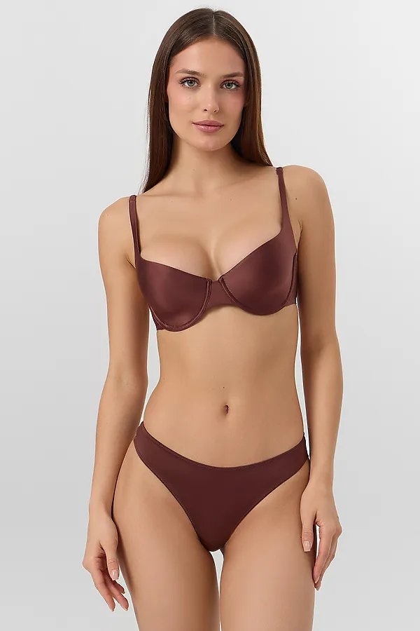 Бюстгальтер женский MARK FORMELLE, шоколадный мокко - фото 2