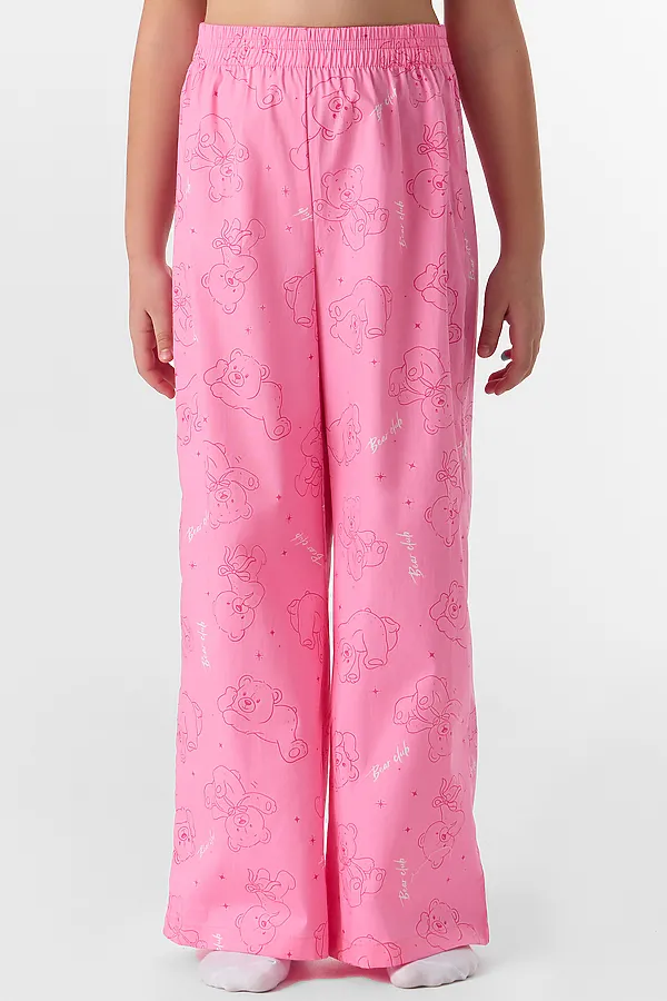 Комплект для девочек (футболка, брюки) MARK FORMELLE, розовый +медвежата на розовом саше - фото 2