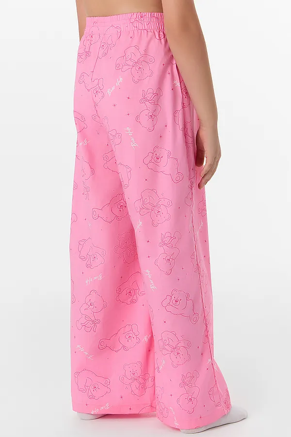 Комплект для девочек (футболка, брюки) MARK FORMELLE, розовый +медвежата на розовом саше - фото 2