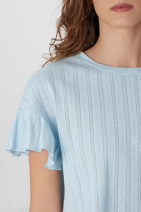 Комплект женский (футболка, шорты) MARK FORMELLE, голубое небо - фото 2