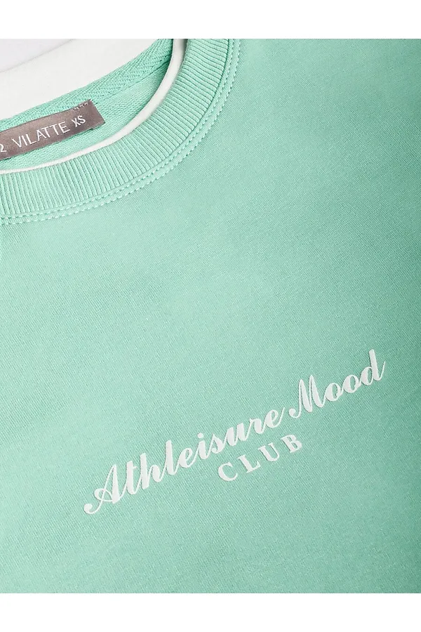 Свободный свитшот VILATTE, мятный_athleisure mood - фото 2