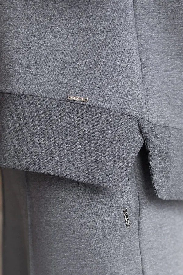 Джемпер VILATTE, т.серый меланж_athleisure mood - фото 2
