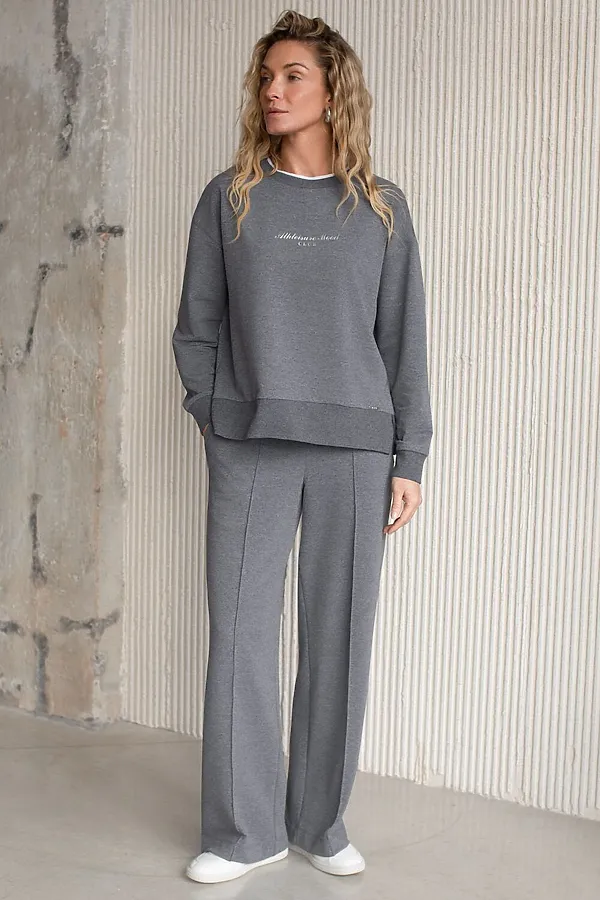 Джемпер VILATTE, т.серый меланж_athleisure mood - фото 2