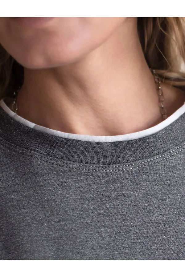 Джемпер VILATTE, т.серый меланж_athleisure mood - фото 2