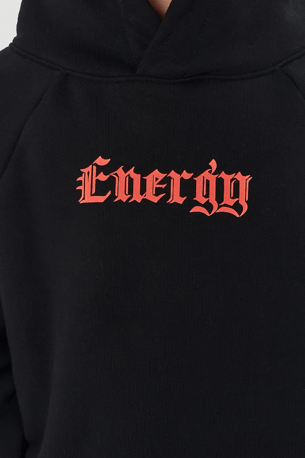 Комплект для мальчиков (худи, брюки) MARK FORMELLE, черный +печать - фото 2