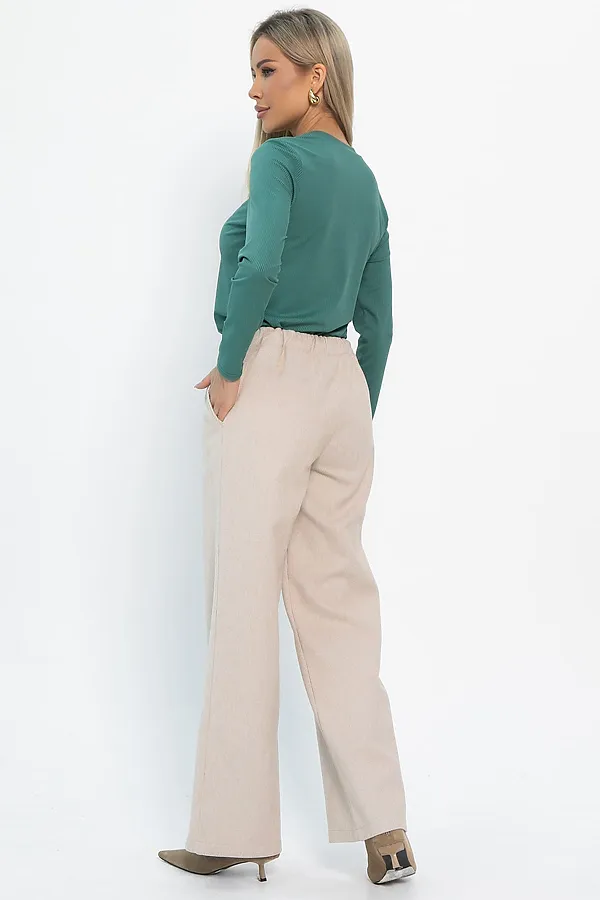 Брюки Мидл LADY TAIGA, светло-бежевые - фото 2