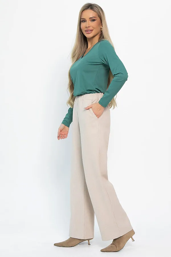 Брюки Мидл LADY TAIGA, светло-бежевые - фото 2