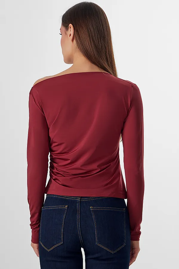 Джемпер женский MARK FORMELLE, бордовый - фото 2