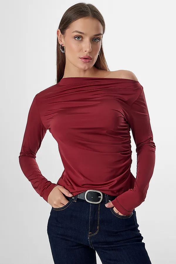 Джемпер женский MARK FORMELLE, бордовый - фото 2