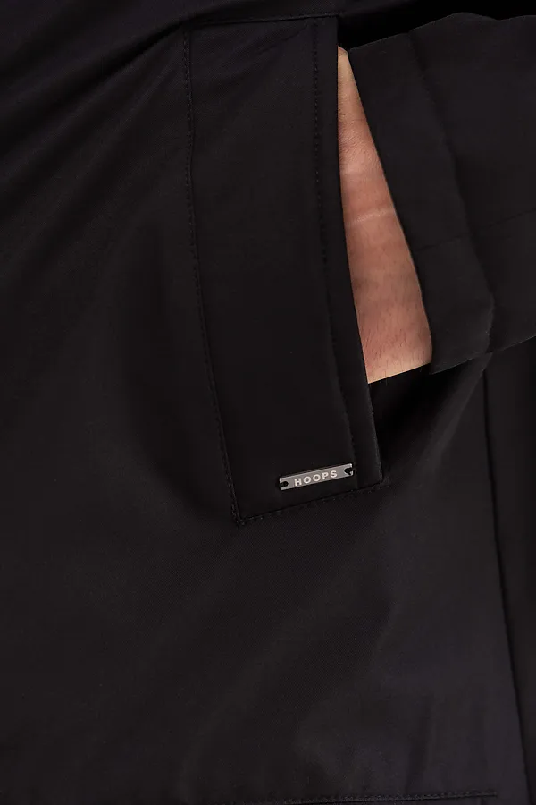 Плащ утепленный мужской HOOPS, черный - фото 2