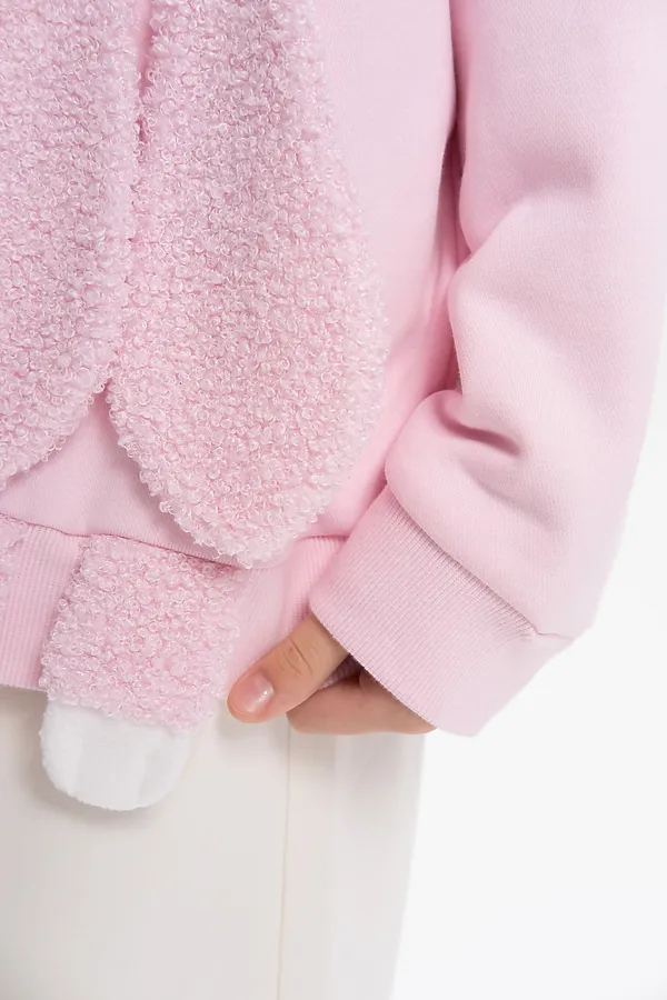 Толстовка для девочек PELICAN, бледно-розовый - фото 2