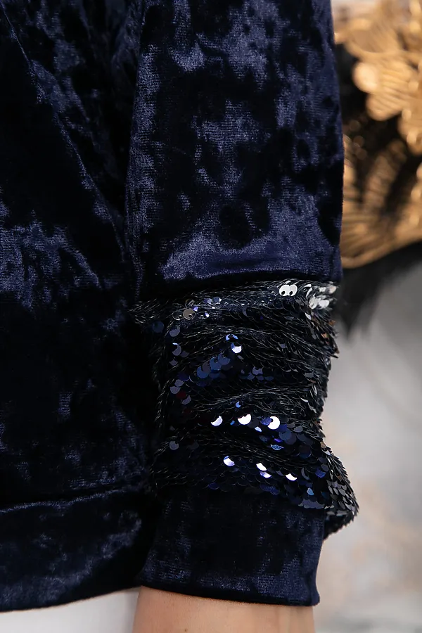 Джемпер Амалия LADY TAIGA, темно-синяя - фото 2