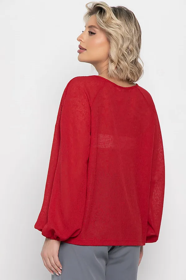 Блуза Шарм LADY TAIGA, красная - фото 2