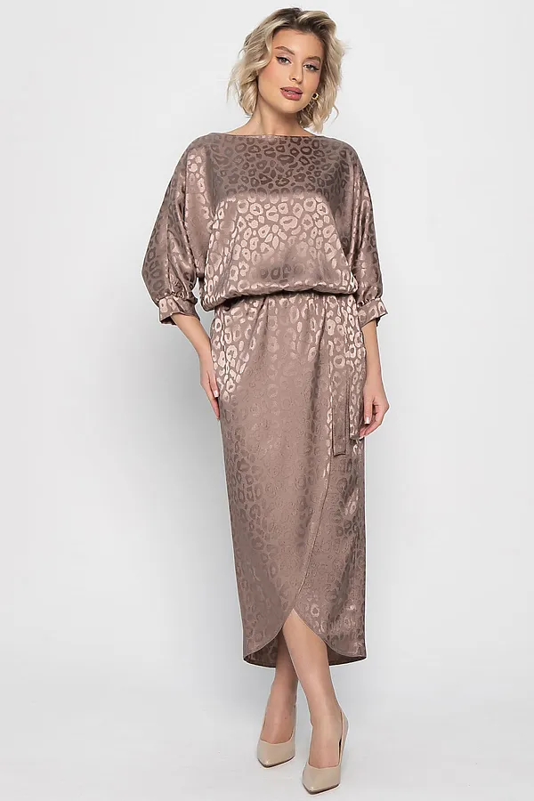 Платье Багира НЬЮ LADY TAIGA, капучино - фото 2