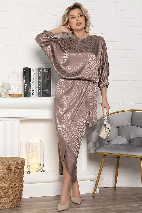 Платье Багира НЬЮ LADY TAIGA, капучино - фото 2