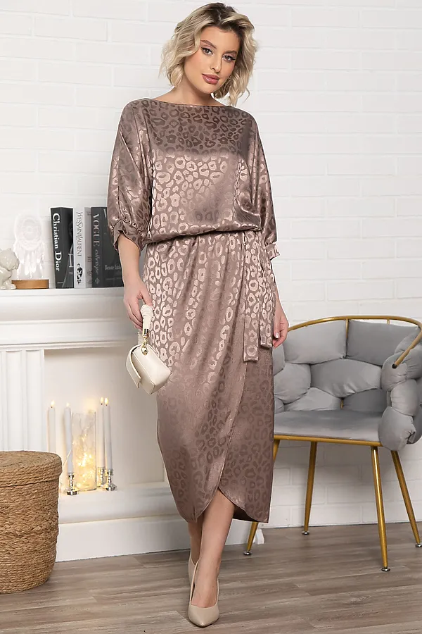 Платье Багира НЬЮ LADY TAIGA, капучино - фото 2