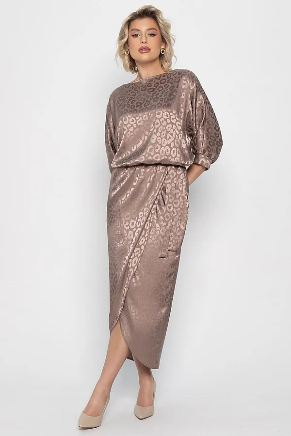 Платье Багира НЬЮ LADY TAIGA, капучино - фото 2