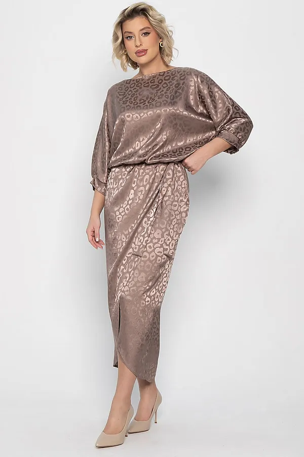 Платье Багира НЬЮ LADY TAIGA, капучино - фото 2