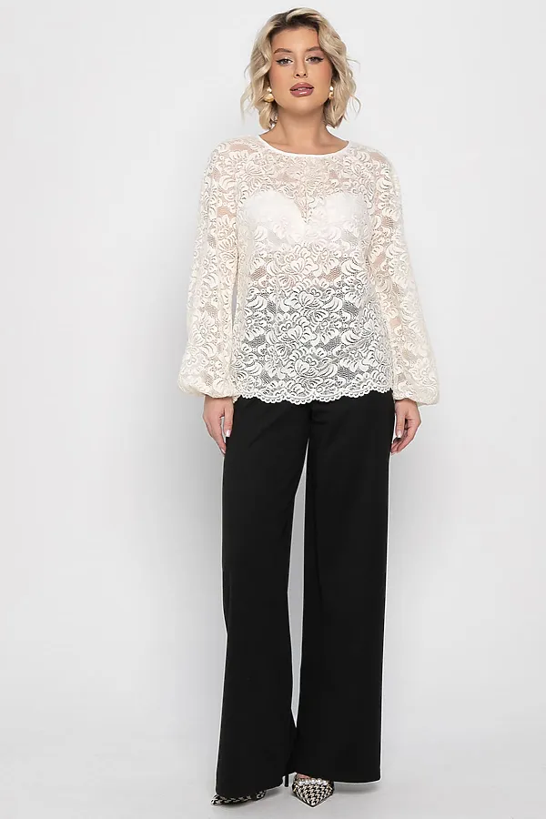 Брюки трикотажные Жанин LADY TAIGA, черные - фото 2