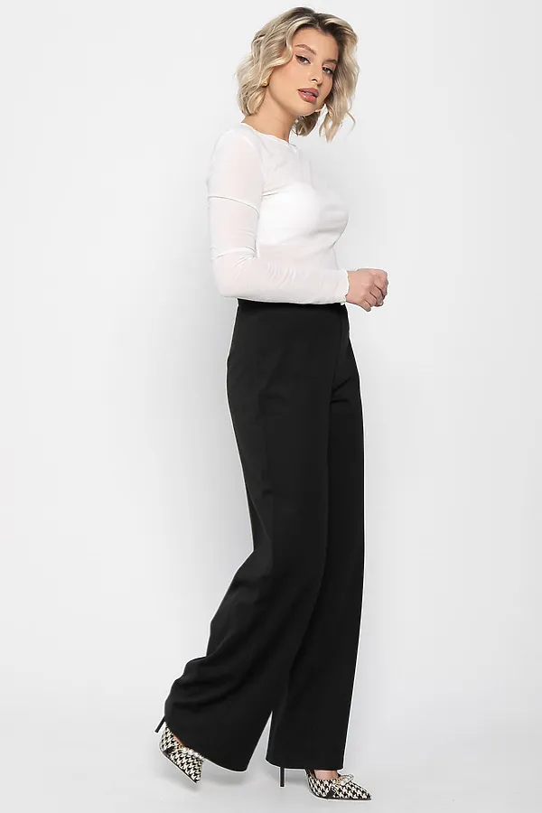 Брюки трикотажные Жанин LADY TAIGA, черные - фото 2