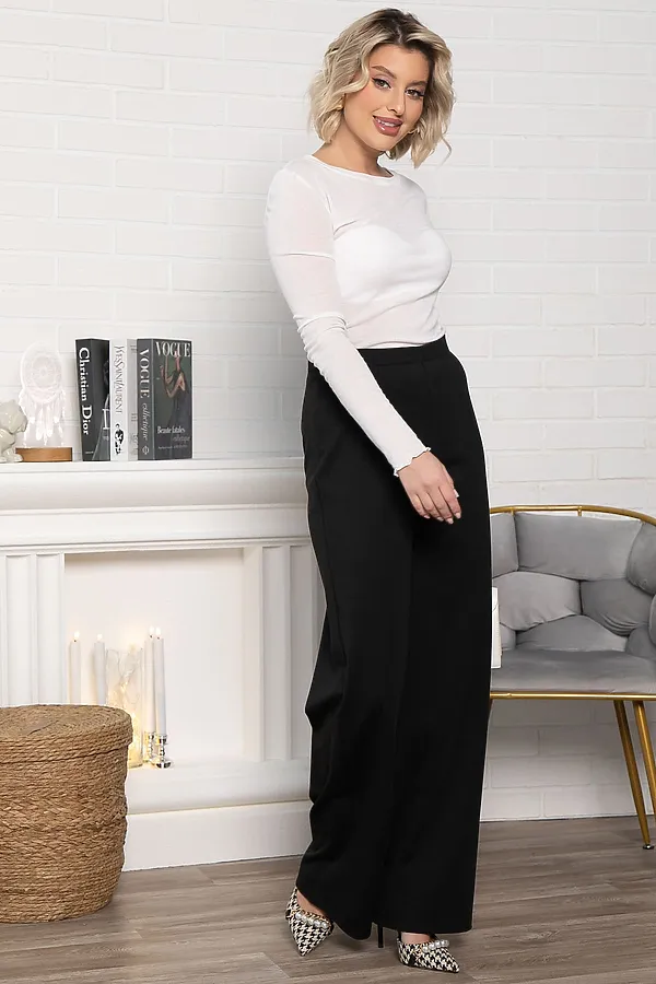 Брюки трикотажные Жанин LADY TAIGA, черные - фото 2