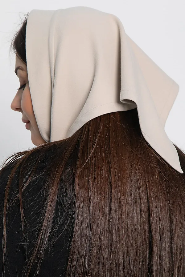 Косынка с завязками LADY TAIGA, бежевая - фото 2