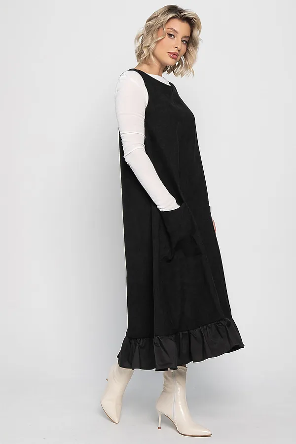 Сарафан бохо LADY TAIGA, черный - фото 2