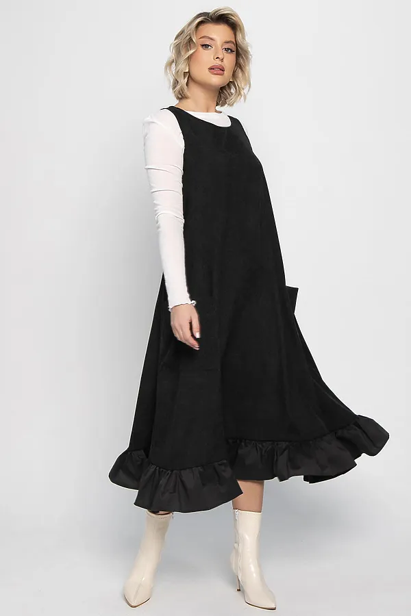 Сарафан бохо LADY TAIGA, черный - фото 2