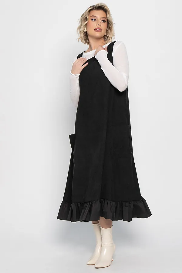 Сарафан бохо LADY TAIGA, черный - фото 2