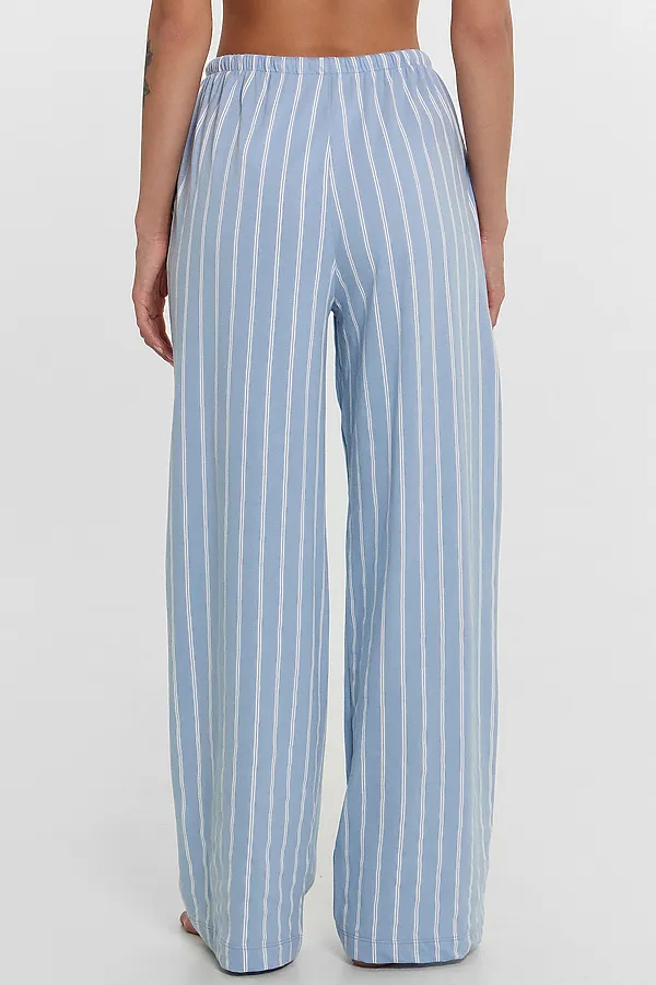 Брюки женские MARK FORMELLE, полоска на голубом - фото 2