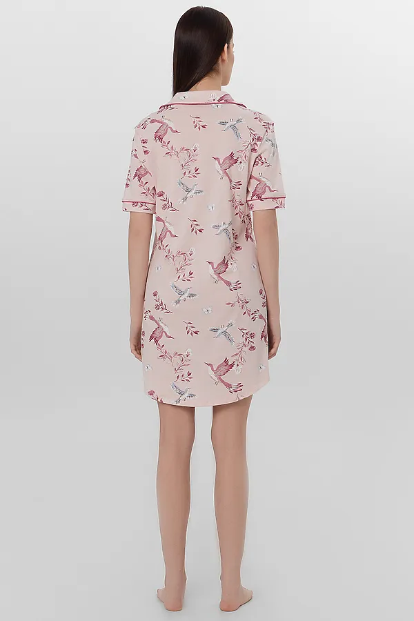 Одежда для дома MARK FORMELLE, птицы на нежно -розовом - фото 2