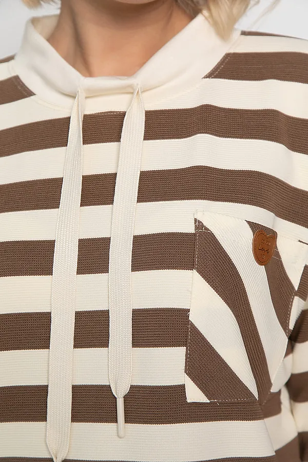 Джемпер Сафира LADY TAIGA, бежево-коричневый - фото 2