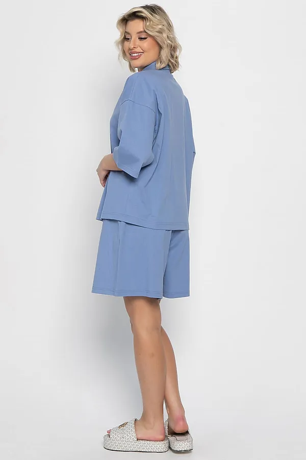 Костюм домашний Облачный уют LADY TAIGA, голубой - фото 2