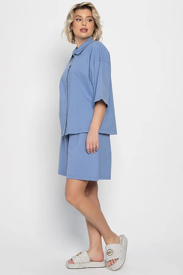 Костюм домашний Облачный уют LADY TAIGA, голубой - фото 2